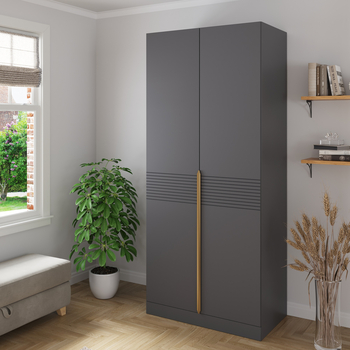 Шкаф Индиго 2х дверный, Форте Модена, распашной (штанга)