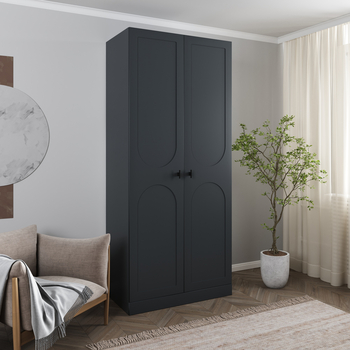 Шкаф Монблан 2х дверный, Модена, распашной (штанга)