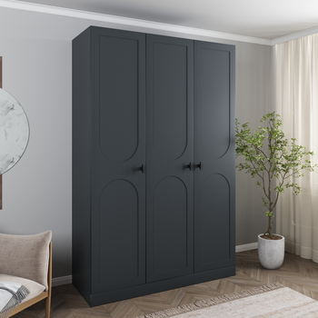 Шкаф Монблан 3х дверный, Модена, распашной (штанга)