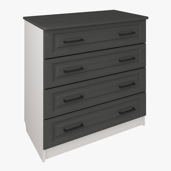 Комод КМ-01 Графит браш, МДФ
