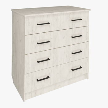Комод КМ-01 Дуб белый Craft, ЛДСП