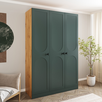 Шкаф Монблан 3х дверный, Фреско, распашной