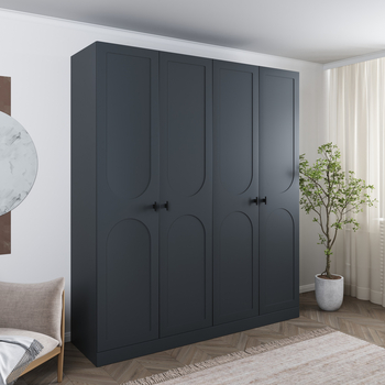 Шкаф Монблан 4х дверный, Модена, распашной