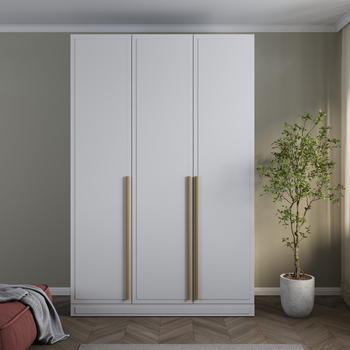 Шкаф Монблан 3х дверный, Бланш, распашной