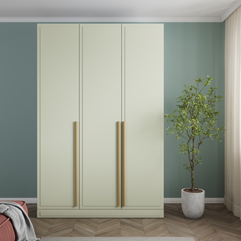 Шкаф Монблан 3х дверный, Фисташка, распашной